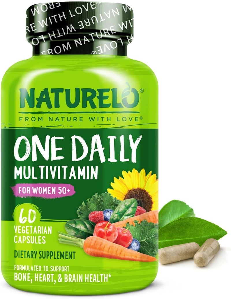 NATURELO One Daily Multivitamin for Women 50+ - 60 Capsules - Image 1