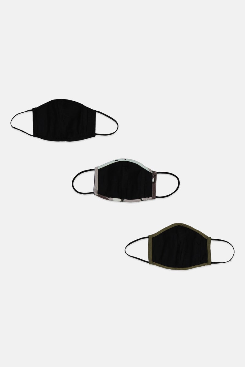 DC 3 Pieces Unisex Face Mask, Multicolor - Image 2