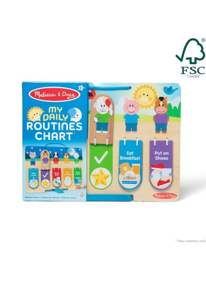 Melissa & Doug Daily Routines Chart - FSC-Certified Materials - Image 3