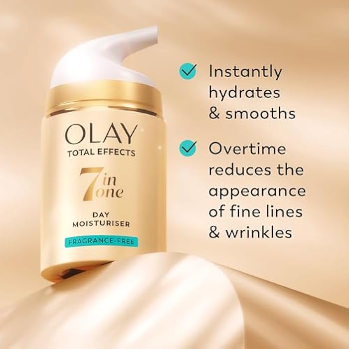 Olay Total Effects 7 in 1 Anti-Ageing Fragrance Free Day Moisturizer for Women, 1.7 Ounce - Image 2