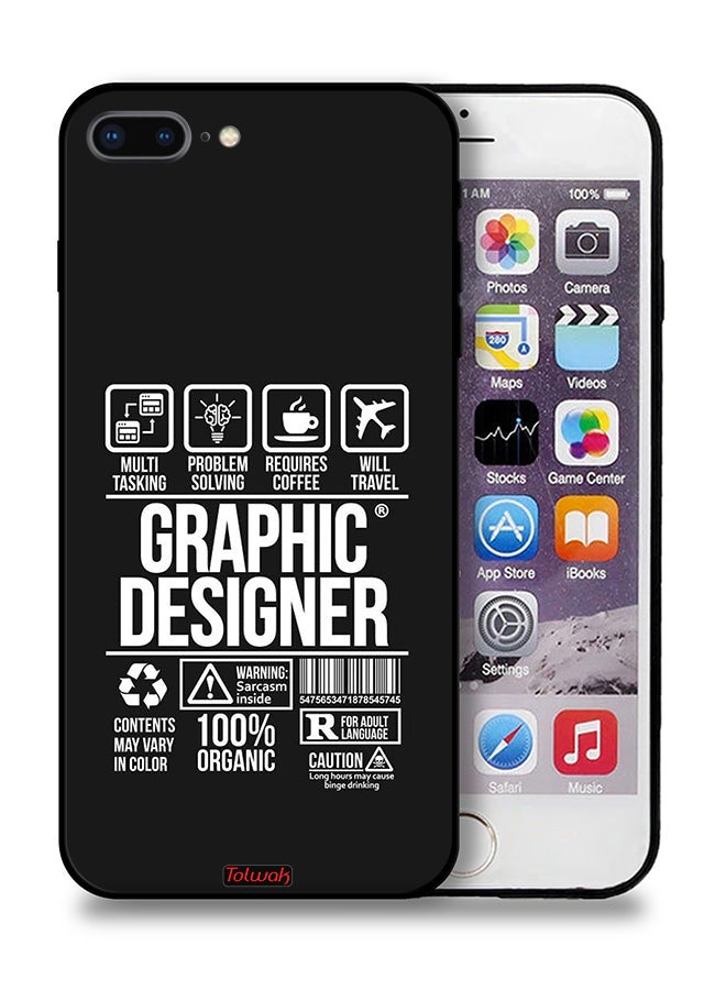Tolwak Apple iPhone 7 Plus Protective Case Graphic Designer Sticker - Image 1