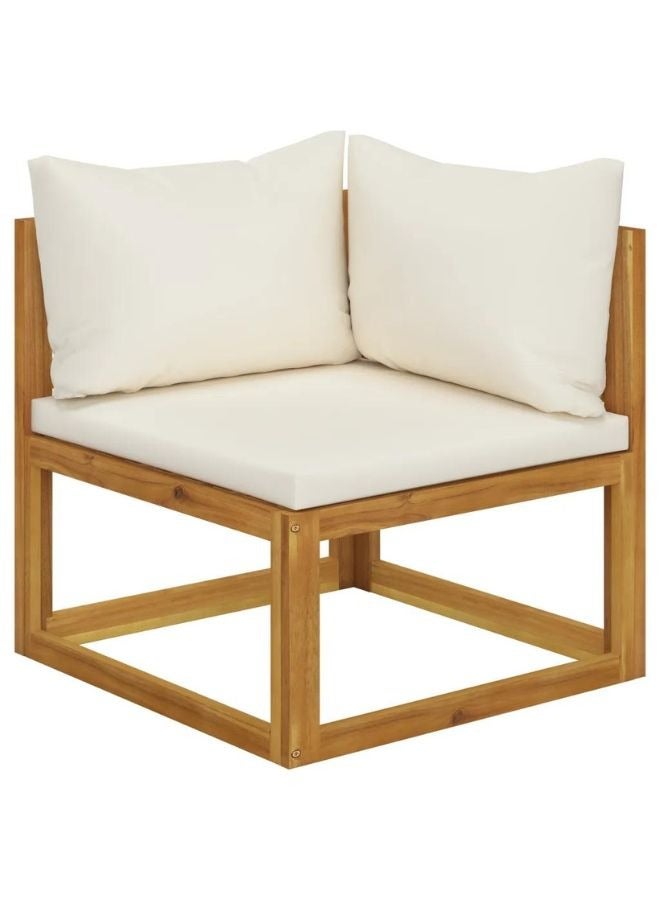 vidaxl vidaXL 5 Piece Garden Lounge Set with Cushions Solid Acacia Wood  - Image 2