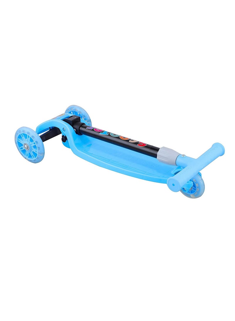 DubaiGallery 3-Wheel Kick Scooter With 4 Adjustable Height Scooter,With 3 LED Flashing Wheels Easy to Carry - Image 3