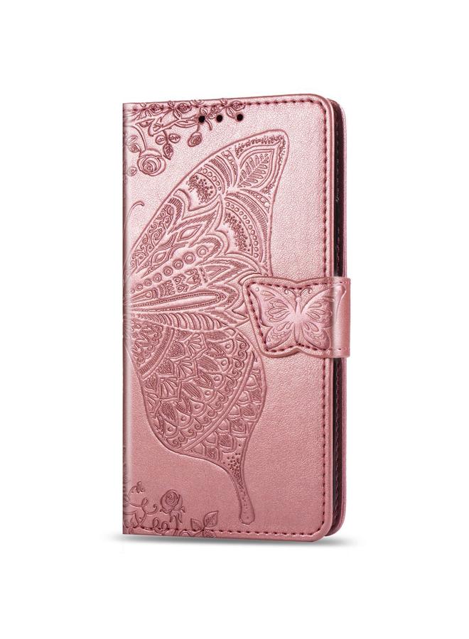 S-TOP Case For LG K40S Butterfly Love Flower Embossed Horizontal Flip Leather Case with Bracket / Card Slot / Wallet / Lanyard - Image 3