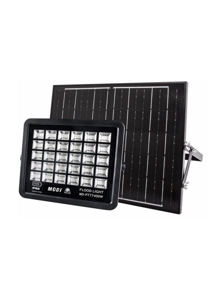 MODI 400W Solar Flood Lights Outdoor, Street and Area Lighting, Dusk to Dawn, IP65 Waterproof, Light Sensing, Remote Control - Image 3