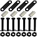 iBroPrat Trailer Axle Shackle Kit Tandem Axle Trailer Kit for Double Eye Leaf Spring 3500 lbs7200 lbs Axles 7 Nuts and 7 Bolts - Image 2