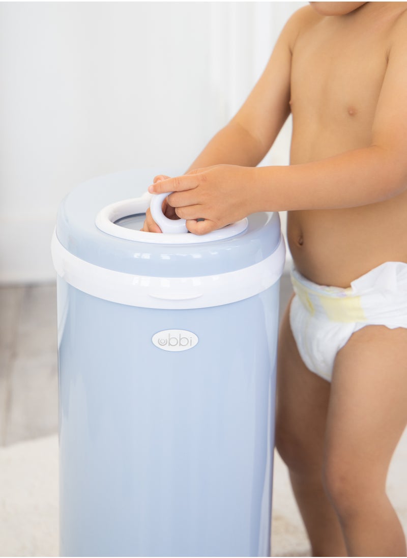 ubbi - Diaper Pail Cloudy Blue - Image 1