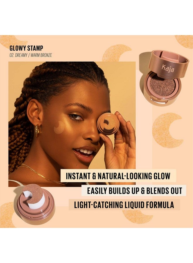 KAJA ختم متألق ; هايلايتر سائل قابل للدمج ; 02 حلمي ; خالي من القسوة، نباتي، خالي من البارابين، خالي من الكبريتات، خالي من الفثالات، كجمال - Image 3