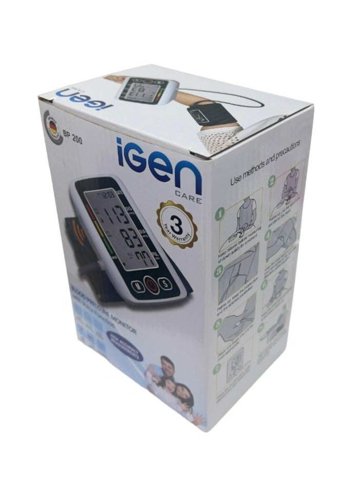 IGen Fully Arm Style Electronic Blood Pressure Monitor - Image 2