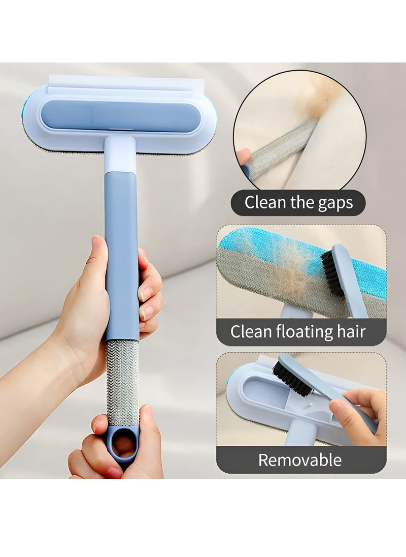 Reko - Pet Hair Removal Broom with Carpet Rake for Dog Cat Fur Remover, Dog Lint Brush, Cat Hair Uproot Cleaner Removal Tool - Image 1