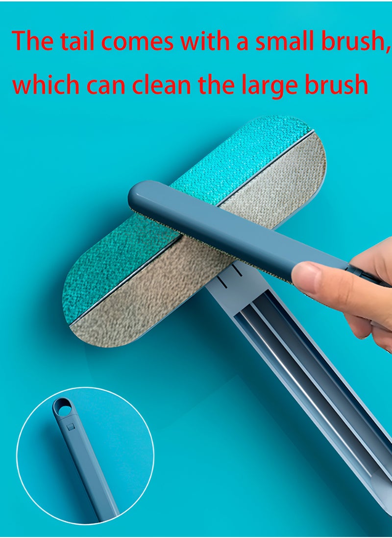 Reko - Pet Hair Removal Broom with Carpet Rake for Dog Cat Fur Remover, Dog Lint Brush, Cat Hair Uproot Cleaner Removal Tool - Image 1