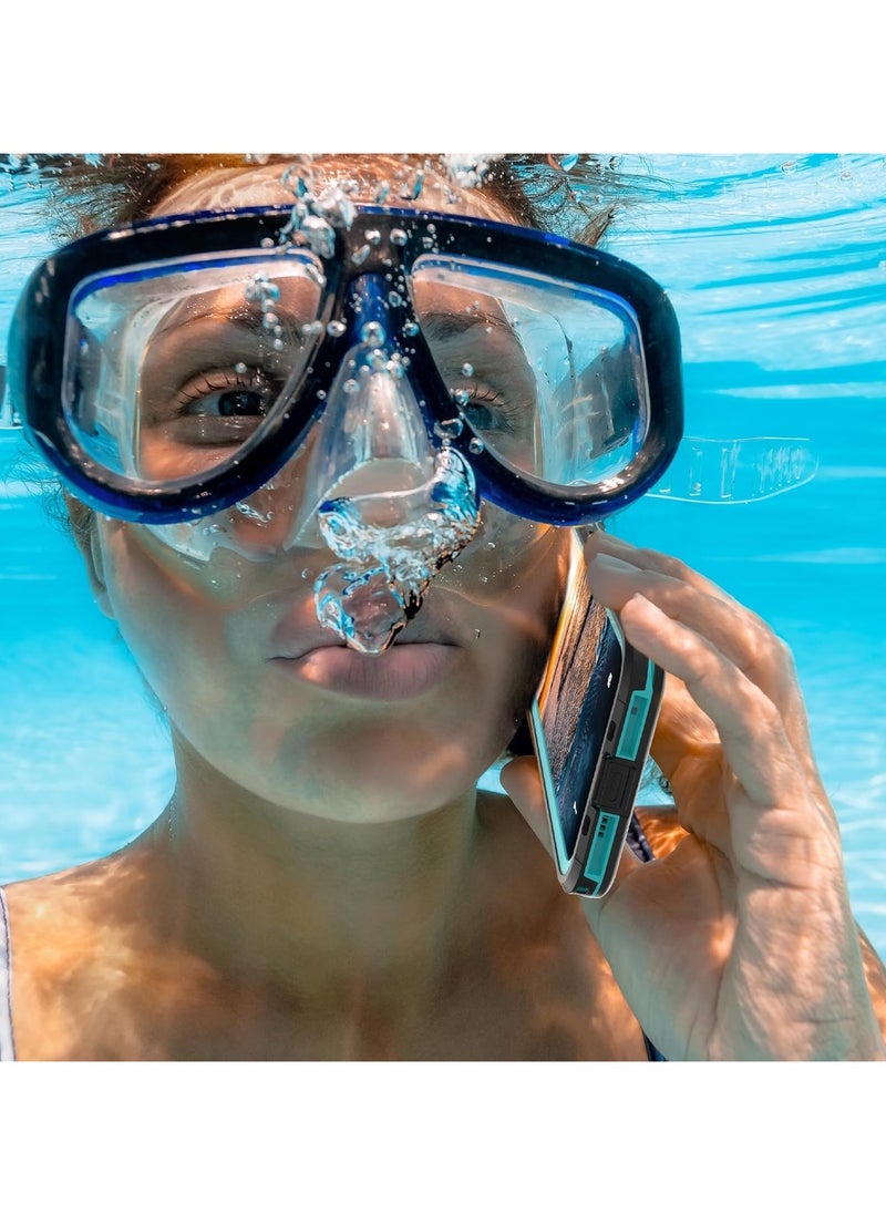 Generic IP68 Waterproof Case for IPhone 16 Pro Max (2024),Clear Magnetic Anti-fall Frosted Phone Case,Sealed Anti-yellowing Protective Cover Suitable for Swimming u0026 Diving  - Image 4