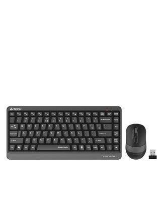 Fstyler 2.4G Wireless keybaord Mouse Combo Silent Click FGS1110Q, With QuietKey's patented mechanism, Anti-Slippery Side, Water Splash Resistance, High-Elasticity Silicon, Grey - pzsku/Z8A9975C0ECEE0CCF1042Z/45/_/1709907382/62e10b0e-6dcf-450a-b46c-1062521977ec