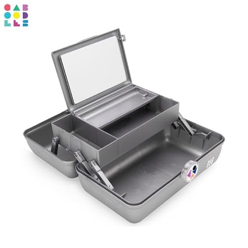 Caboodles Twilight Disco - On-The-go Girl Costmetic Organizer Make-up & Accessory Carry Case, Silver Shimmer - Image 5