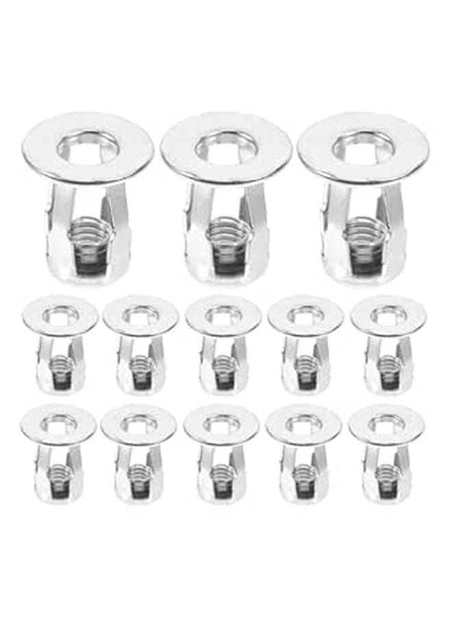 Carbon Steel 1 4 20 Petal Nut Insert Set M6 11x20mm for Metal Plastic Fastening - Image 1
