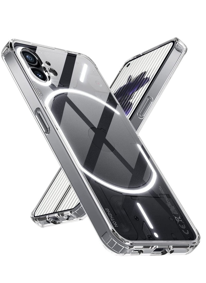 حافظة هاتف ناثينغ 1 غطاء هاتف ناثينغ 1 [رفيع نحيف] [مضاد للصدمات] مرن TPU جل مطاطي ناعم جلد سيليكون حافظة واقية - Image 1