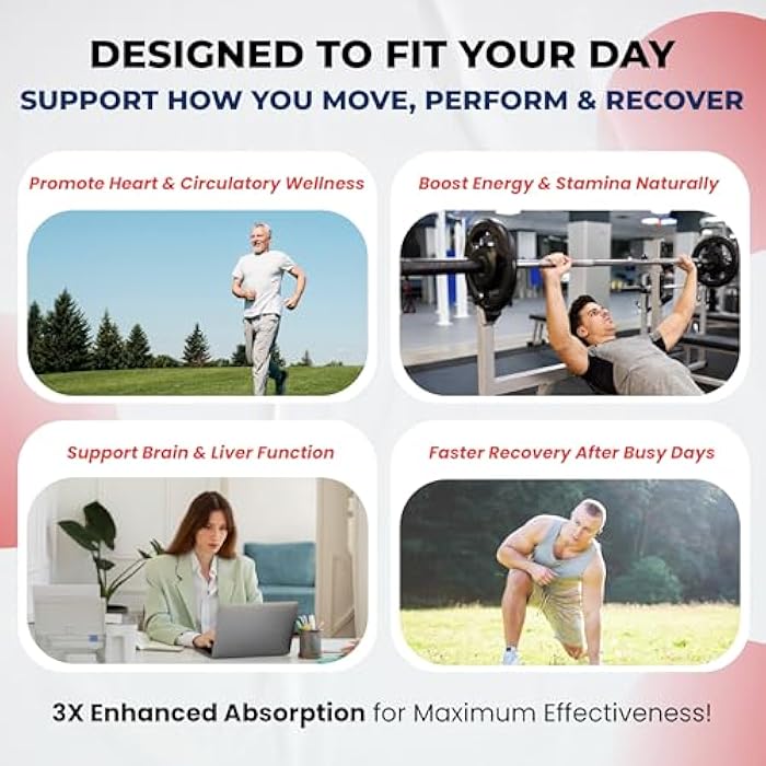 ULTRA HERBS Taurine Supplement enriched with Creatine, L-Arginine, L-Citrulline, Panax Ginseng | Taurine Capsules for Heart Wellness, Nervous System, Brain & Eye Health | 150 Capsules - Image 4