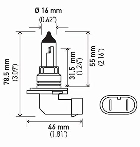 HELLA 9006LL Long Life Bulb, 12V, 55W - Image 2