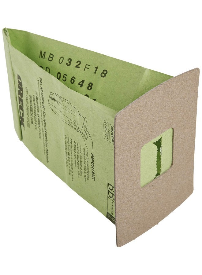 Oreck Vacuum Cleaner Bags for Buster B Canister Vacs, Pack of 8, Green, Type BB, Part # AK1BB8A, Oreck Vacuum Bags Refill - Image 2