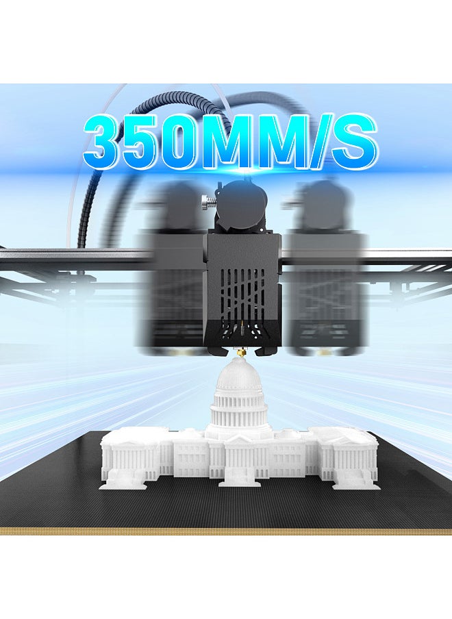Two Trees - Upgraded High Speed Kit for SP-5 3D Printer with Short-range Extruder (with Deceleration) and 3.5-inch Color Touchscreen Dual Cooling Fan 350mm/s Printing Speed Suitable for 1.75mm Filament - Image 1