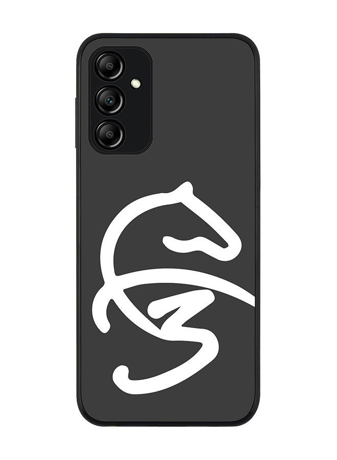 Stylizedd Rugged Black edge case for Samsung Galaxy A14 4G/5G Slim fit Soft Case Flexible Rubber Edges Anti Drop TPU Gel Thin Cover - Faz3 Style Grey - Image 1