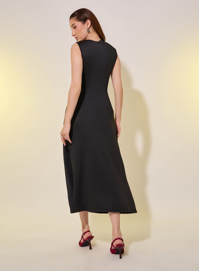 Take Two Draped Jersey Dress - Image 5