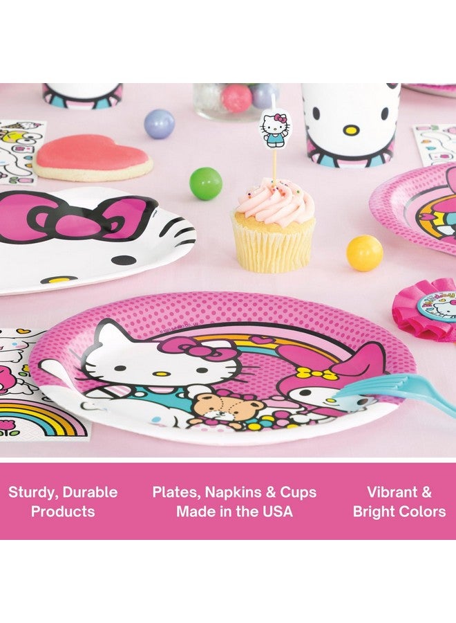 Unique Hello Kitty Birthday Decorations - Hello Kitty Party Decorations - Plates, Napkins, Tablecloth, Cups, Candles, Checklist - 16 Guests  - Image 3