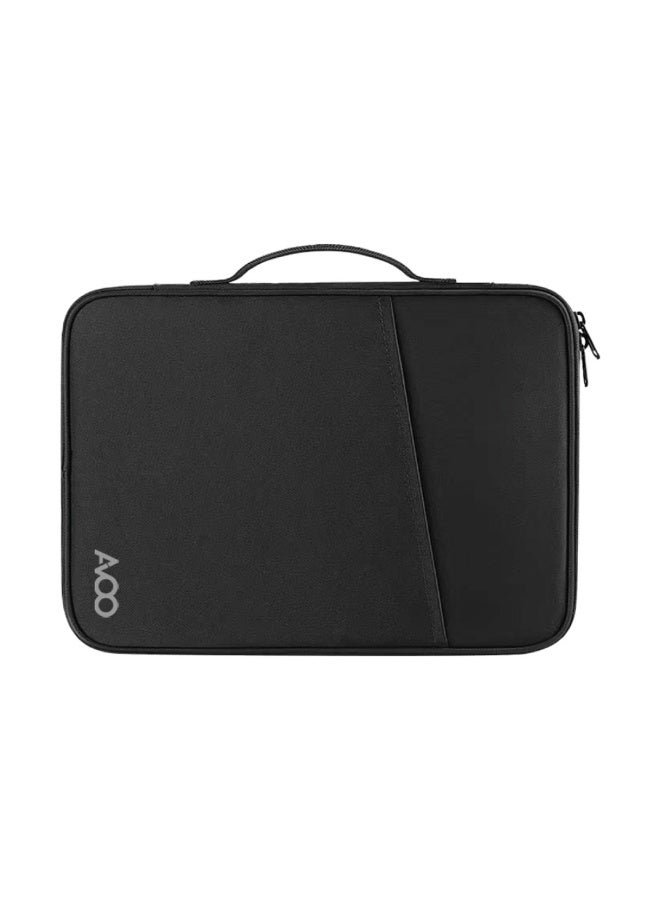 AVOO Padded tablet sleeve with a modern design in black color that protects your device from shocks and scratches. - Image 2