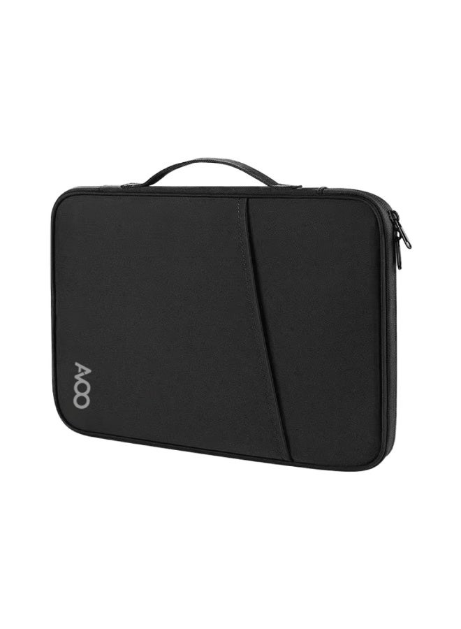 AVOO Padded tablet sleeve with a modern design in black color that protects your device from shocks and scratches. - Image 3