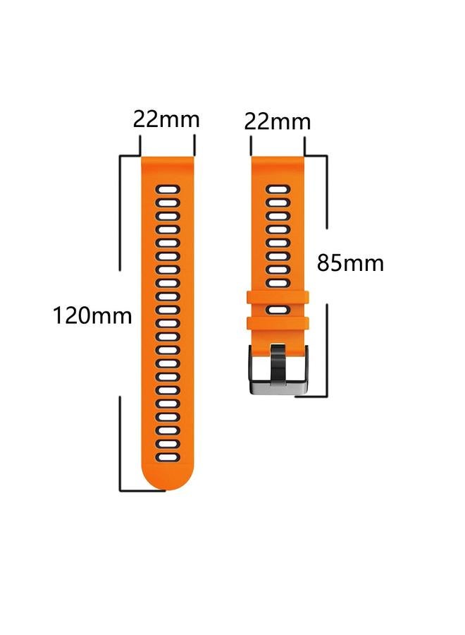 erorex Replacement Band For Huawei Watch GT Runner 22mm Mixed-Color Silicone Watch Band - Image 3