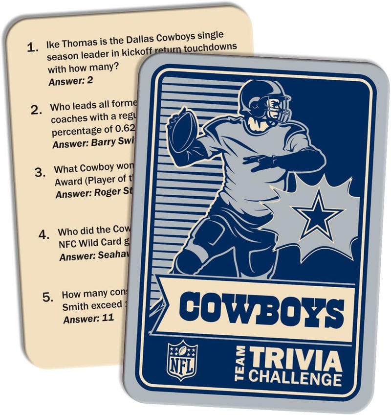 Master Pieces NFL Unisex-Adult Team Trivia Challenge Game - Image 2