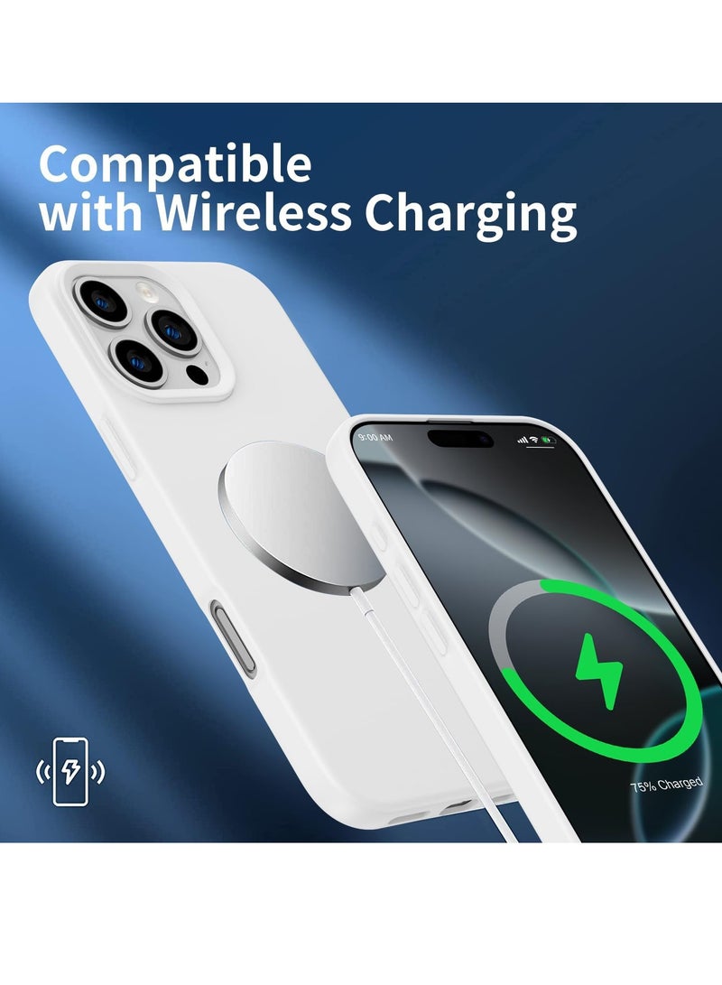 MIGOFAST Designed for iPhone 16 Pro Case Silicone Ultra Slim Shockproof Phone Case with Soft Anti-Scratch Microfiber Lining Enhanced Camera Protection Phone Case for 16 Pro - Image 3