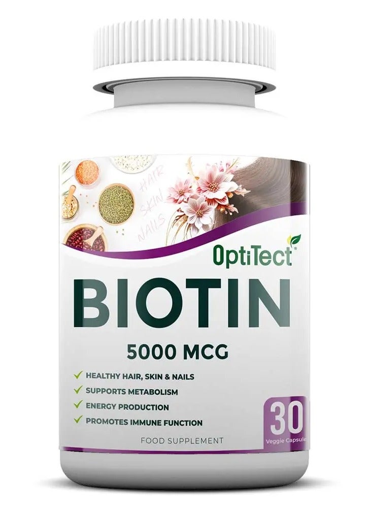 OptiTect Hair Growth Support Combo – Optitect Biotin 5000mcg 30 Tablets+Empower Nutrition Minoxidil Spray 60ml - Image 5