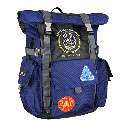 INTIMO Star Trek Starfleet Academy Roll Top Hiking Gym Laptop School Travel Backpack - Image 1