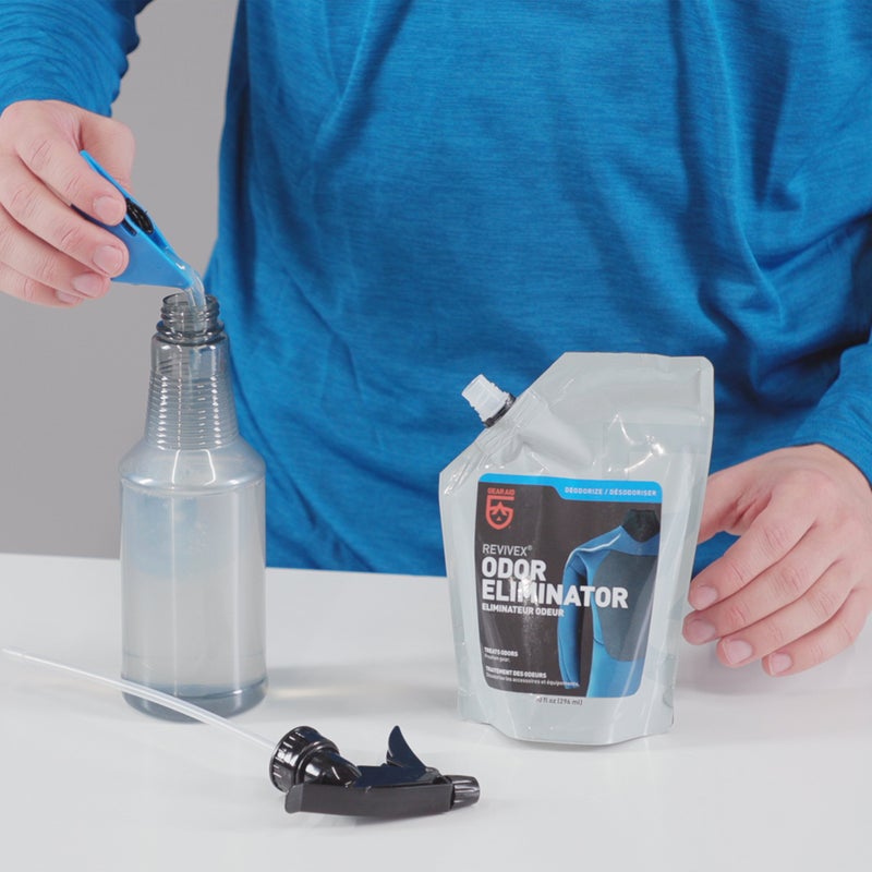 GEAR AID Revivex Odor Eliminator, All-Natural Formula for Removing Scents from Tents, Footwear and Sports Gear, 10 fl oz - Image 3