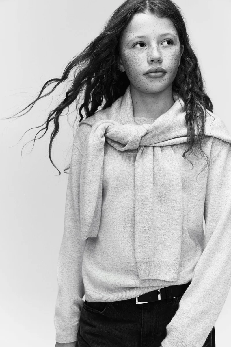 اتش اند ام كنزة من مزيج الكشمير