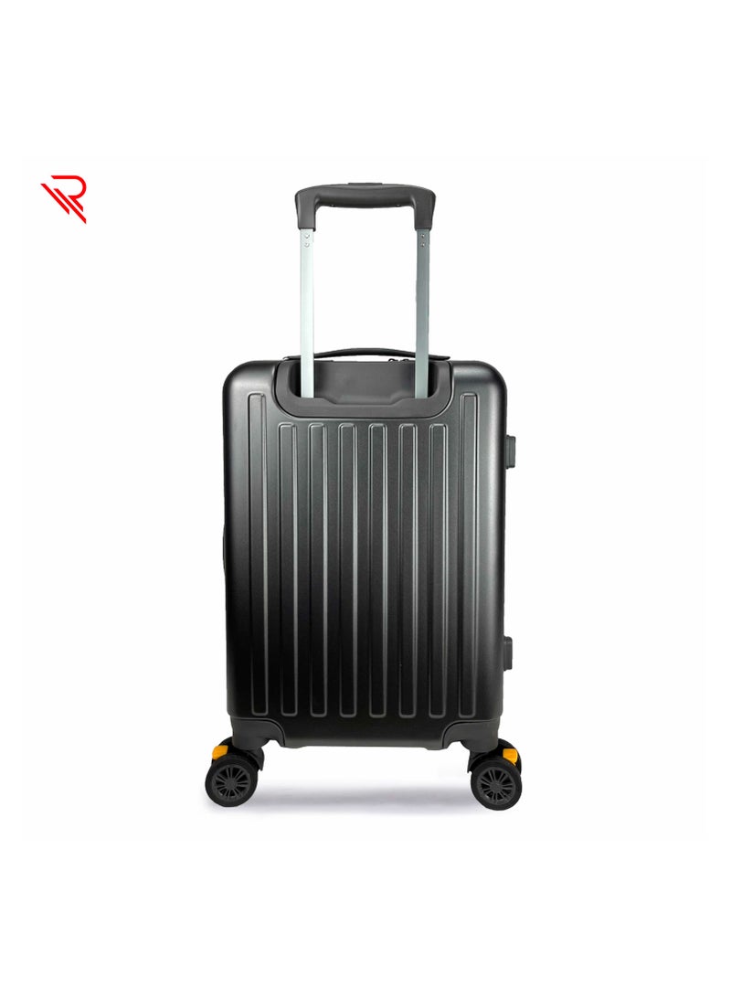 Reflection REFLECTION Business Travel 20"Carry On Luggage with Front Open Laptop Compartment|Hardside Suitcase|4 Spinner Wheels|Premium Quality|Professional look(Grey) - Image 2