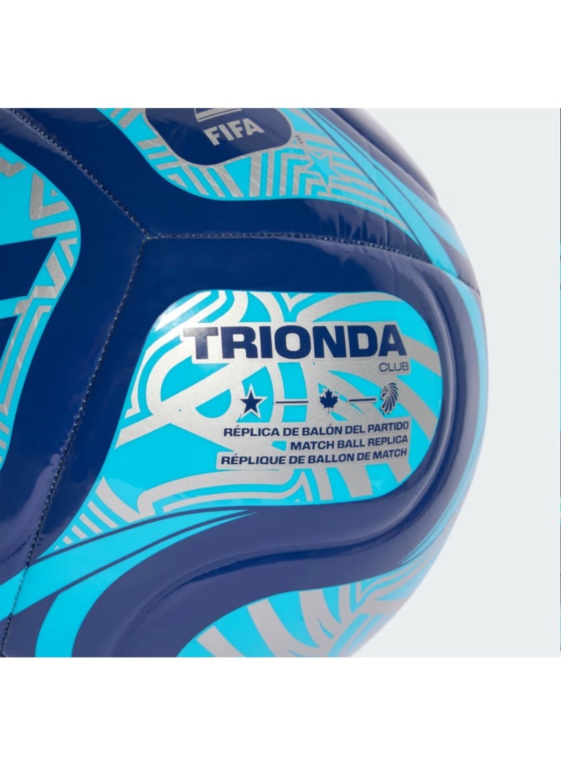 Adidas FIFA 2026 World Cup Trionda Football – Blue & Turquoise | Machine Stitched | Training & Match Ball - Image 3