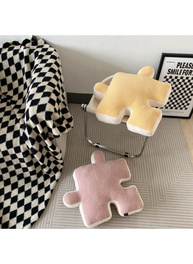 Internet Celebrity Super Soft Special-Shaped Stitching Plush Pillow Ins Nordic Style Sofa Bay Window Cushion Decorative Nap Pillow-Specifications:Cylindrical Beige 50cm-Color:See Details For Size - Image 3