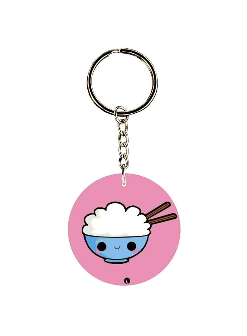 RKN Cartoon Printed Dual Sided Keychain