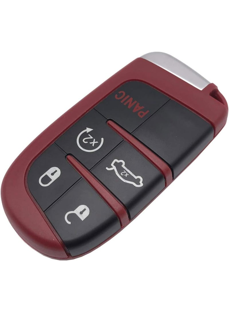 Horande Replacement Key Fob Cover Case fit for 2016 2017 2018 2019 2020 Dodge Charger Challenger Jeep Grand Cherokee Compass Cherokee Renegade Patriot Grand Comander Keyless Entry Remote Key Fob Shell - Image 3