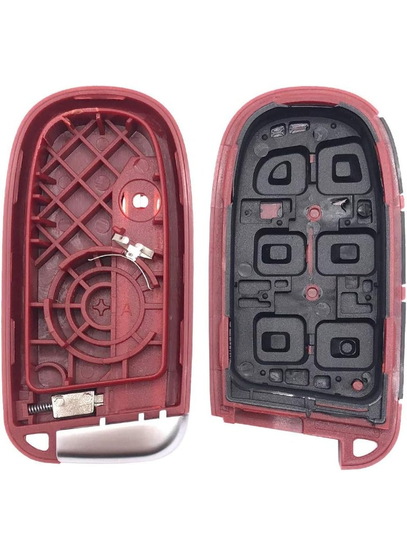 Horande Replacement Key Fob Cover Case fit for 2016 2017 2018 2019 2020 Dodge Charger Challenger Jeep Grand Cherokee Compass Cherokee Renegade Patriot Grand Comander Keyless Entry Remote Key Fob Shell - Image 5