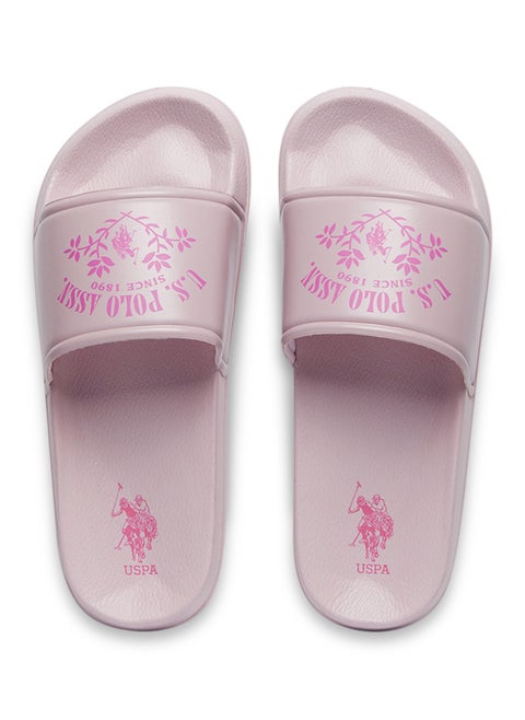 Women's Pink Signature Slides – Effortless Style Meets Ultimate Relaxation!