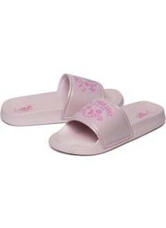 U.S. Polo Assn. Women's Pink Signature Slides – Effortless Style Meets Ultimate Relaxation!  - Image 2