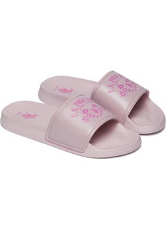 U.S. Polo Assn. Women's Pink Signature Slides – Effortless Style Meets Ultimate Relaxation!  - Image 4