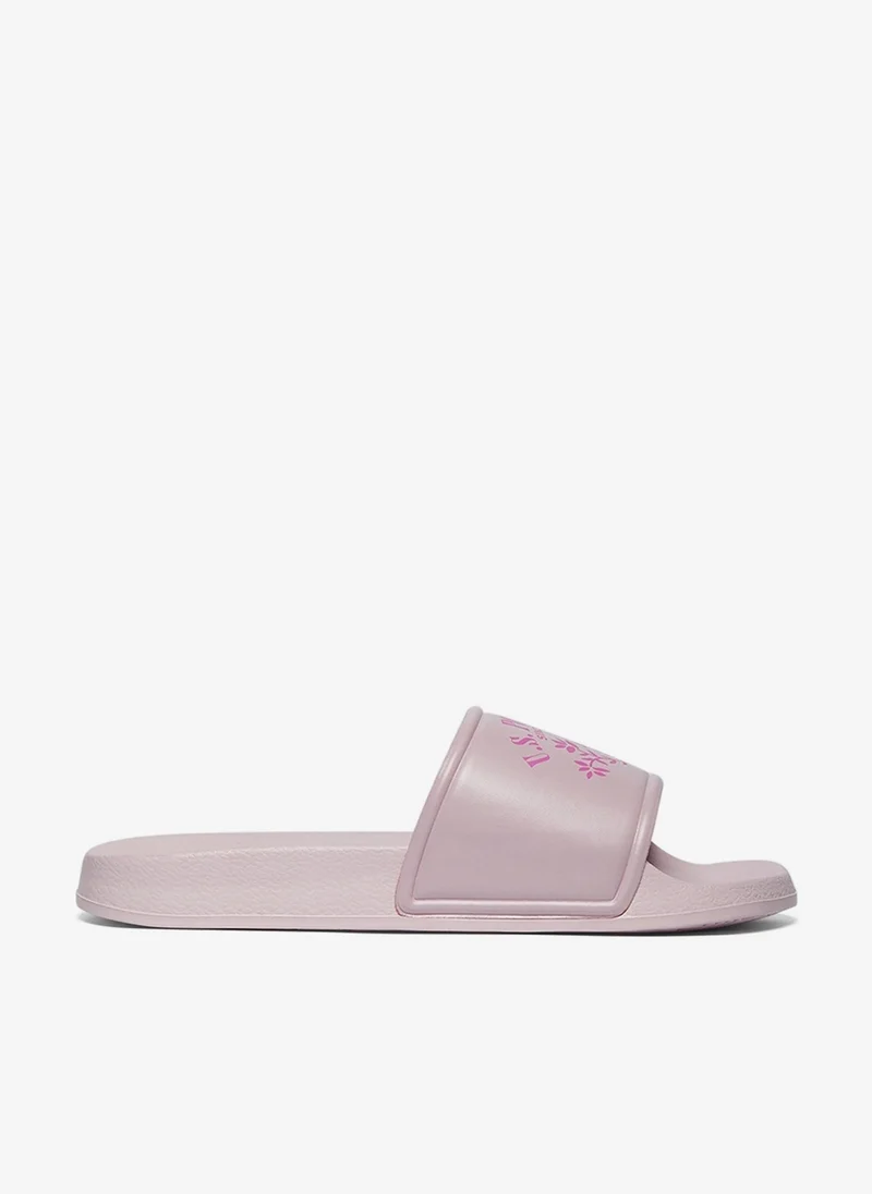 Women's Pink Signature Slides Shoes - Effortless Style Meets Ultimate Relaxation!