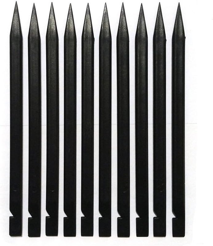 fixinus 10 Pieces Universal Black Stick Spudger Opening Pry Tool Kit for iPhone Mobile Phone iPad Tablets MacBook Laptop PC Repair - Image 1