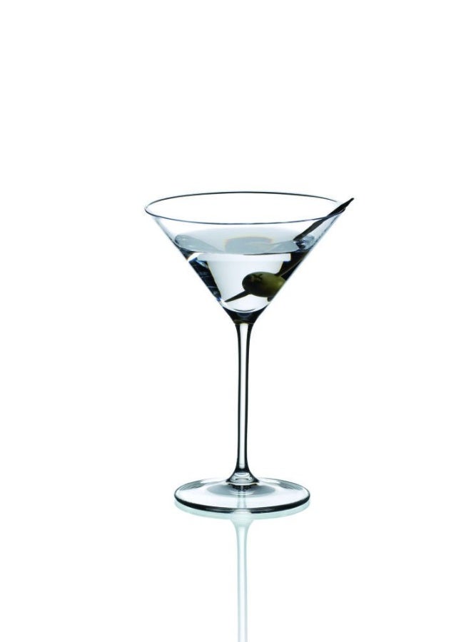 Riedel Vinum XL Martini Glasses (set of 2), Precision Blown Crystal Martini Glasses with Stem - Elegant Cocktail Glasses for Bar, 9.5oz, Machine Washable - Image 1