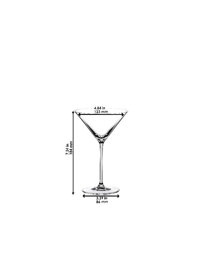 Riedel Vinum XL Martini Glasses (set of 2), Precision Blown Crystal Martini Glasses with Stem - Elegant Cocktail Glasses for Bar, 9.5oz, Machine Washable - Image 4