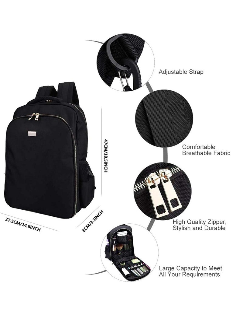 NADAENMF Barber Supplies Bag Organizer for Clippers and Supplies, Portable Clipper Bags and Cases for Men, Hairstylist Clipper Backpack for Barber Accessories  - Image 2